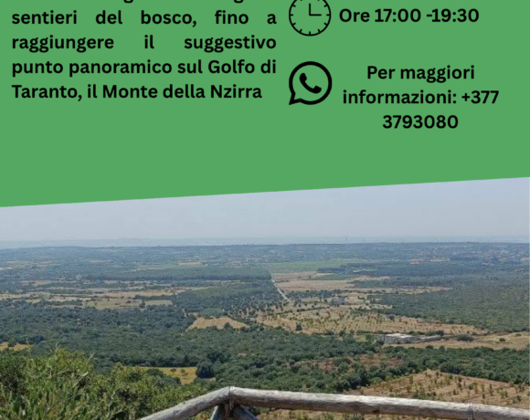 IL MONTE DELLA NZIRRA – mercoledì 26 agosto 2026 IL MONTE DELLA NZIRRA – mercoledì 26 agosto 2026