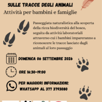 SULLE TRACCE DEGLI ANIMALI – domenica 06 settembre 2026