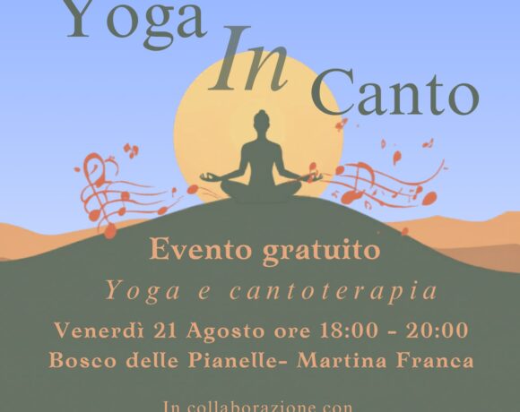 YOGA INCANTO (attività gratuita) – venerdì 21 agosto 2026 YOGA INCANTO (attività gratuita) – venerdì 21 agosto 2026