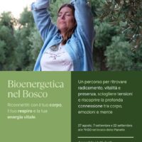 BIOENERGETICA NEL BOSCO (attività gratuita) – giovedì 27 agosto 2026