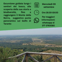 IL MONTE DELLA NZIRRA – mercoledì 09 settembre 2026