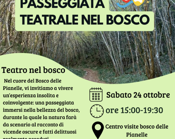 PASSEGGIATA TEATRALE NEL BOSCO – sabato 24 ottobre 2026