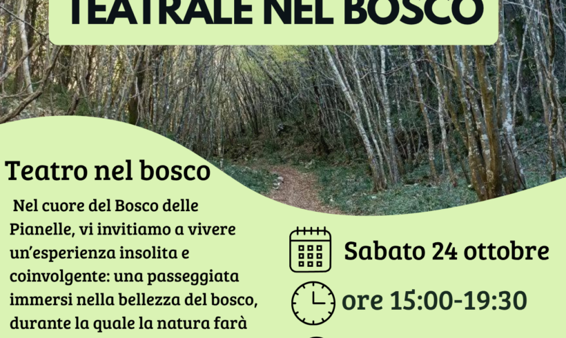 PASSEGGIATA TEATRALE NEL BOSCO – sabato 24 ottobre 2026
