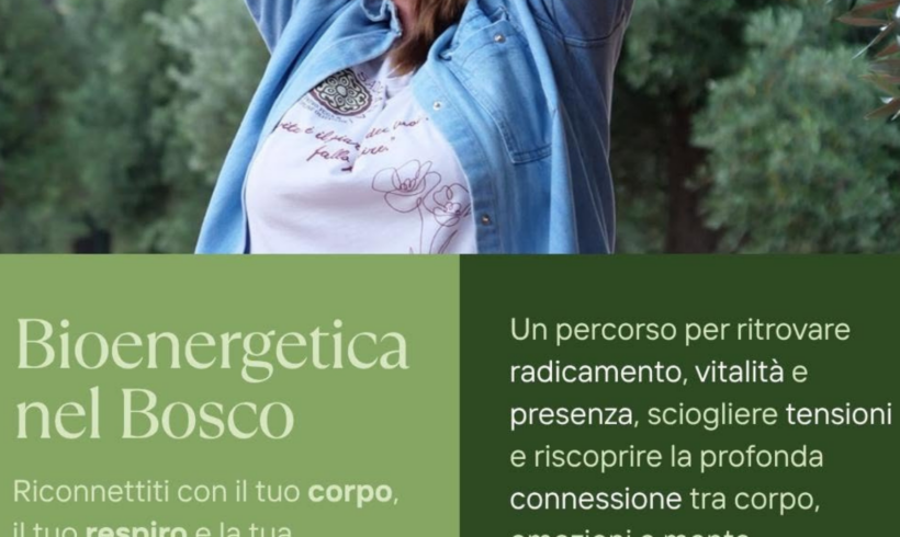 BIOENERGETICA NEL BOSCO – martedì 22 settembre 2026 BIOENERGETICA NEL BOSCO – martedì 22 settembre 2026